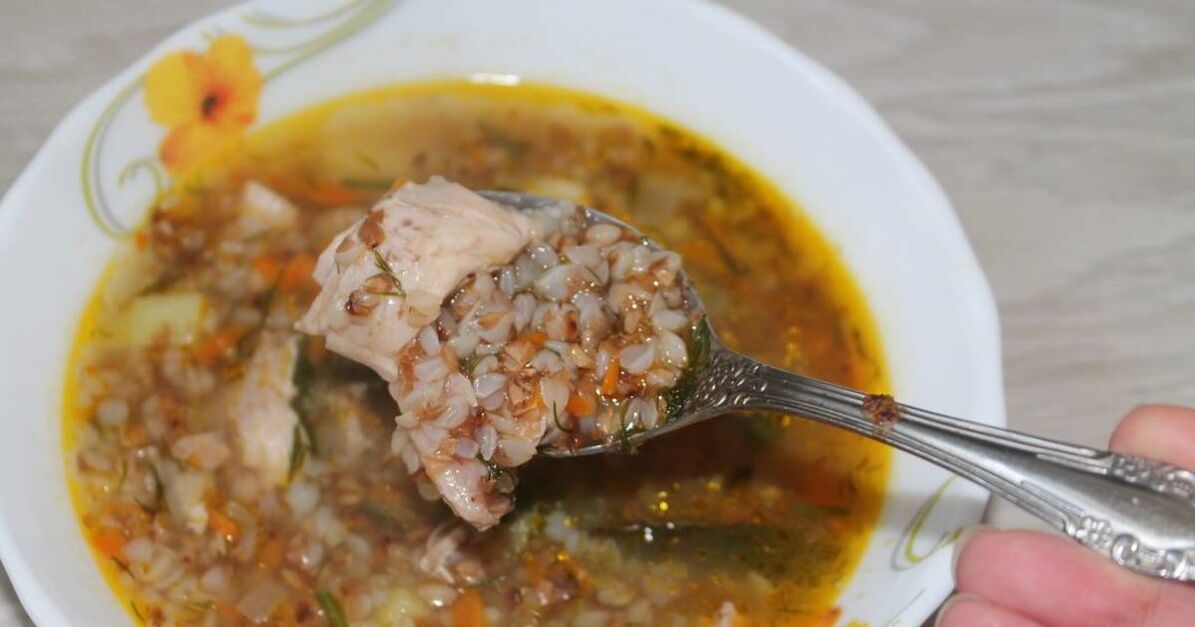 гречаний суп для схуднення